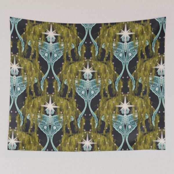 Item preview, Moss Moth Under the Stars designed and sold by Valerie Englehart.