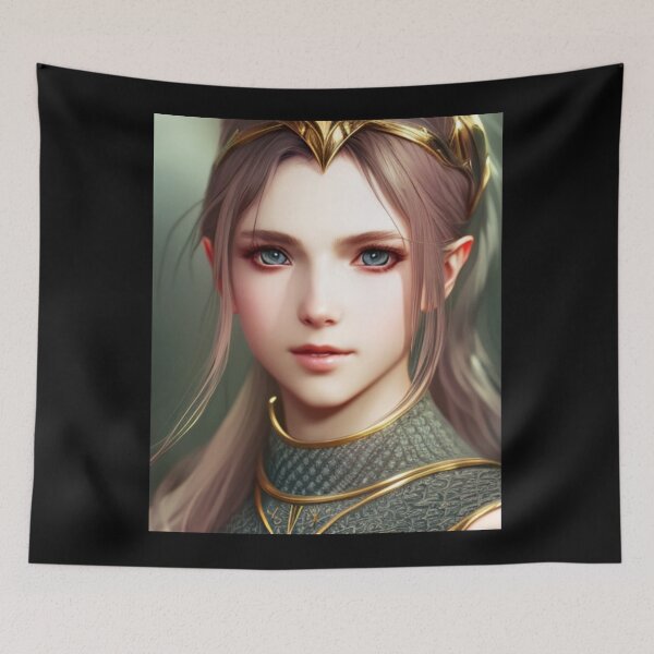 Item preview, Anime Girl - Realistic Portrait designed and sold by MtWoodsonSales.