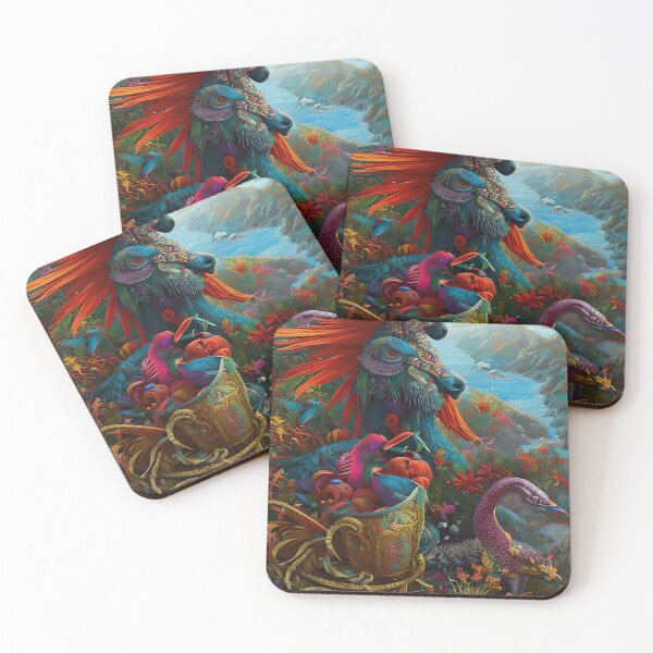 Item preview, Chambala Waters of Paradise Surrealist painting like digital art of The Sea of Chaos Surrealist style designed and sold by Ataraxia  Apparel.