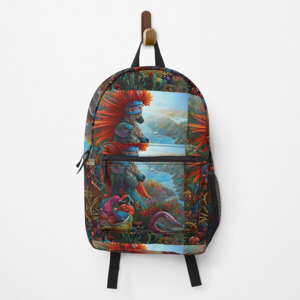 Item preview, Chambala Waters of Paradise Surrealist painting like digital art of The Sea of Chaos Surrealist style designed and sold by Ataraxia Apparel.