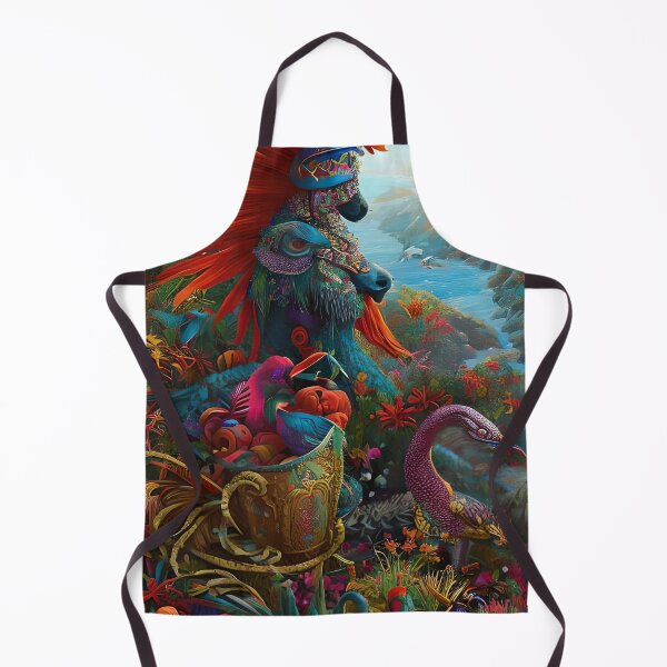 Item preview, Chambala Waters of Paradise Surrealist painting like digital art of The Sea of Chaos Surrealist style designed and sold by Ataraxia Apparel.