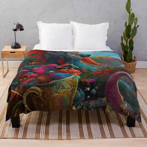 Item preview, Chambala Waters of Paradise Surrealist painting like digital art of The Sea of Chaos Surrealist style designed and sold by Ataraxia  Apparel.