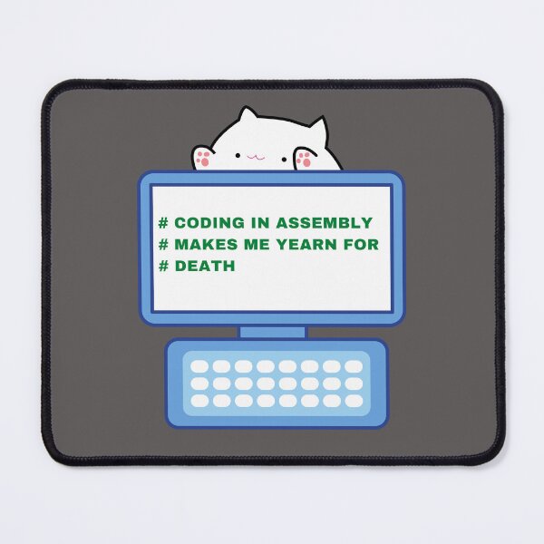 Item preview, Assembly language Cat designed and sold by Loser4LifeClub.