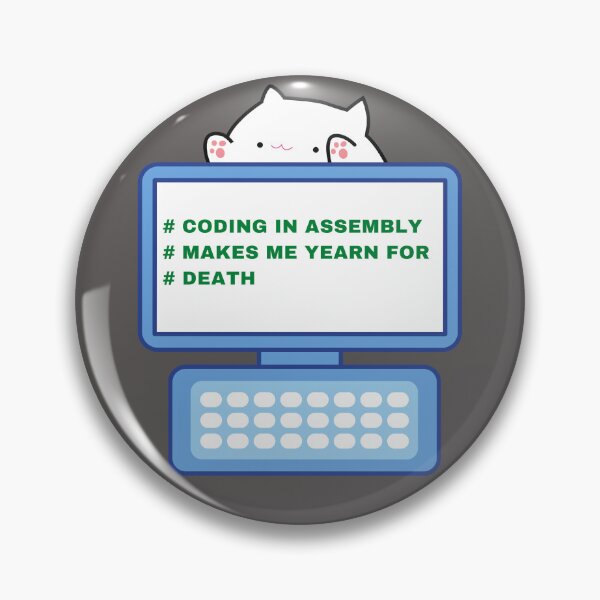 Item preview, Assembly language Cat designed and sold by Loser4LifeClub.