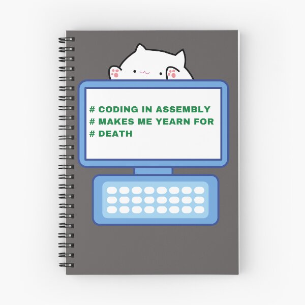 Item preview, Assembly language Cat designed and sold by Loser4LifeClub.