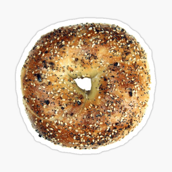 Everything Bagel Stickers for Sale