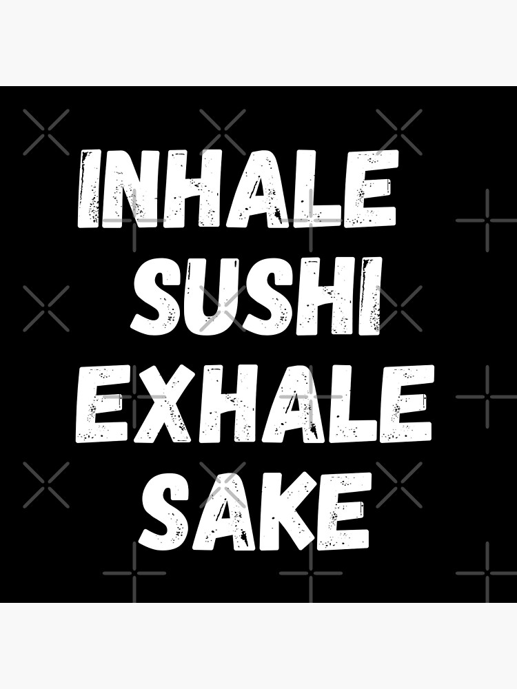 Sushi Sake Nigiri Sushi Lover Gift Idea' Sticker | Spreadshirt