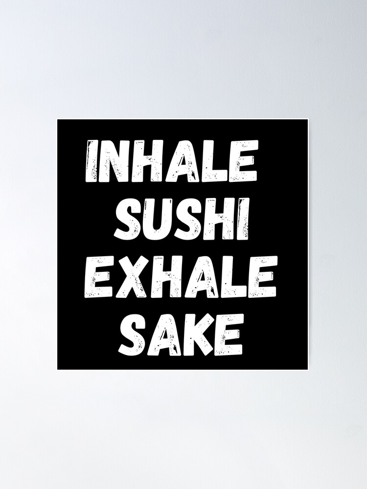 Sushi Sake Nigiri Sushi Lover Gift Idea' Sticker | Spreadshirt