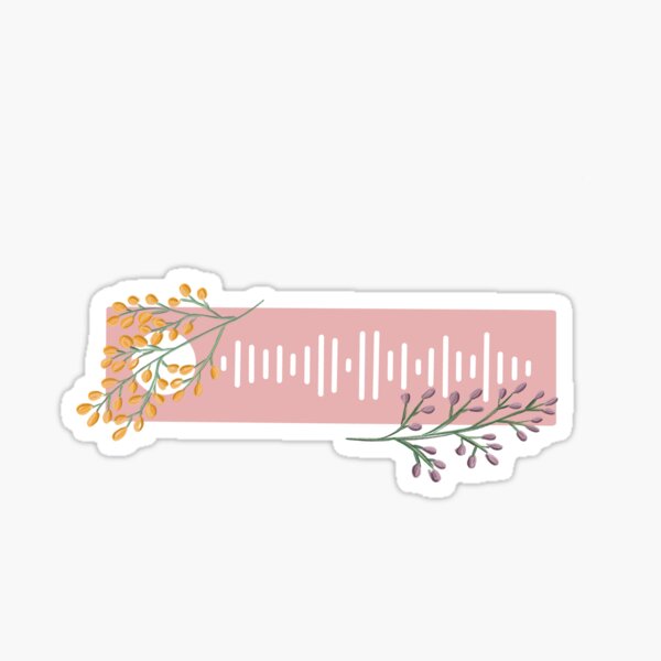 ceilings Lizzy McAlpine music code Sticker
