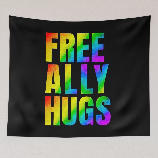 Item preview, Free Ally Hugs  designed and sold by SaltyLass.