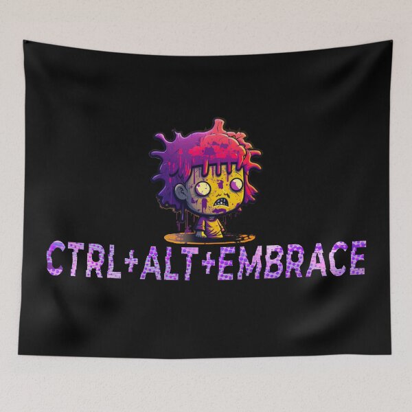 Item preview, CTRL-ALT-EMBRACE Girl designed and sold by OffbeatArtworks.