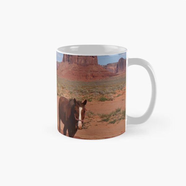 Item preview, Two Horses in Monument Valley designed and sold by HelpingArtists.