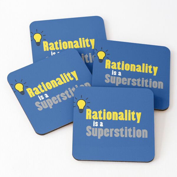 Item preview, Elevate Thought: Rationality Is a Superstition designed and sold by ShubhankarK.