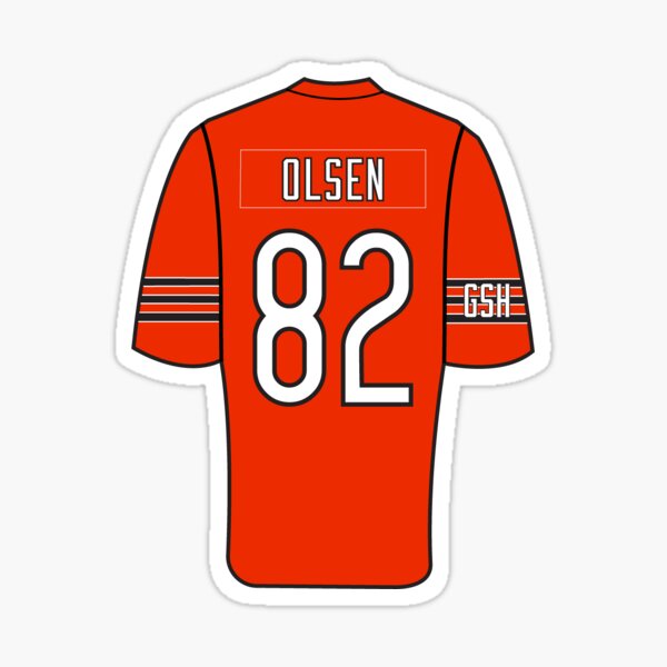 Greg Olsen Jersey' Sticker for Sale by bsweat