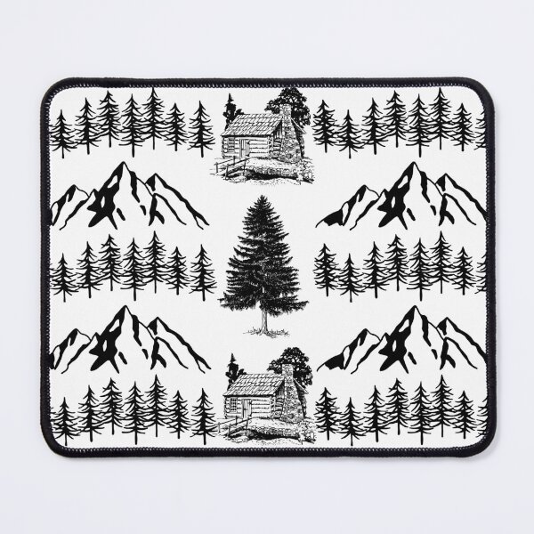 Item preview, Mountain Cabin Pattern designed and sold by LifeNonchalant.