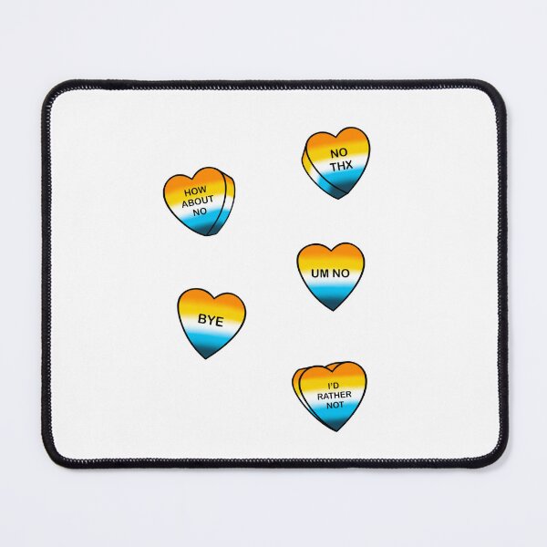 Item preview, Aroace candy hearts flag designed and sold by juhsmin.