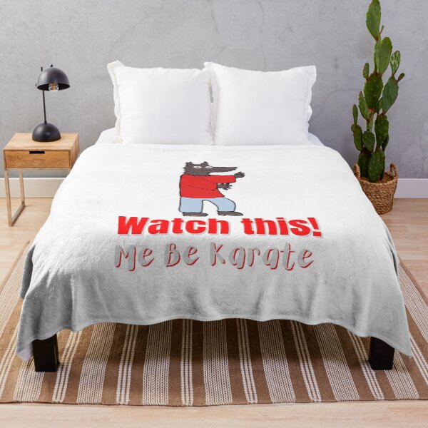 Item preview, Watch This Me Be Karate Wolf. For a karate person, for a karate instructor, for a karate school. designed and sold by Wentoo.