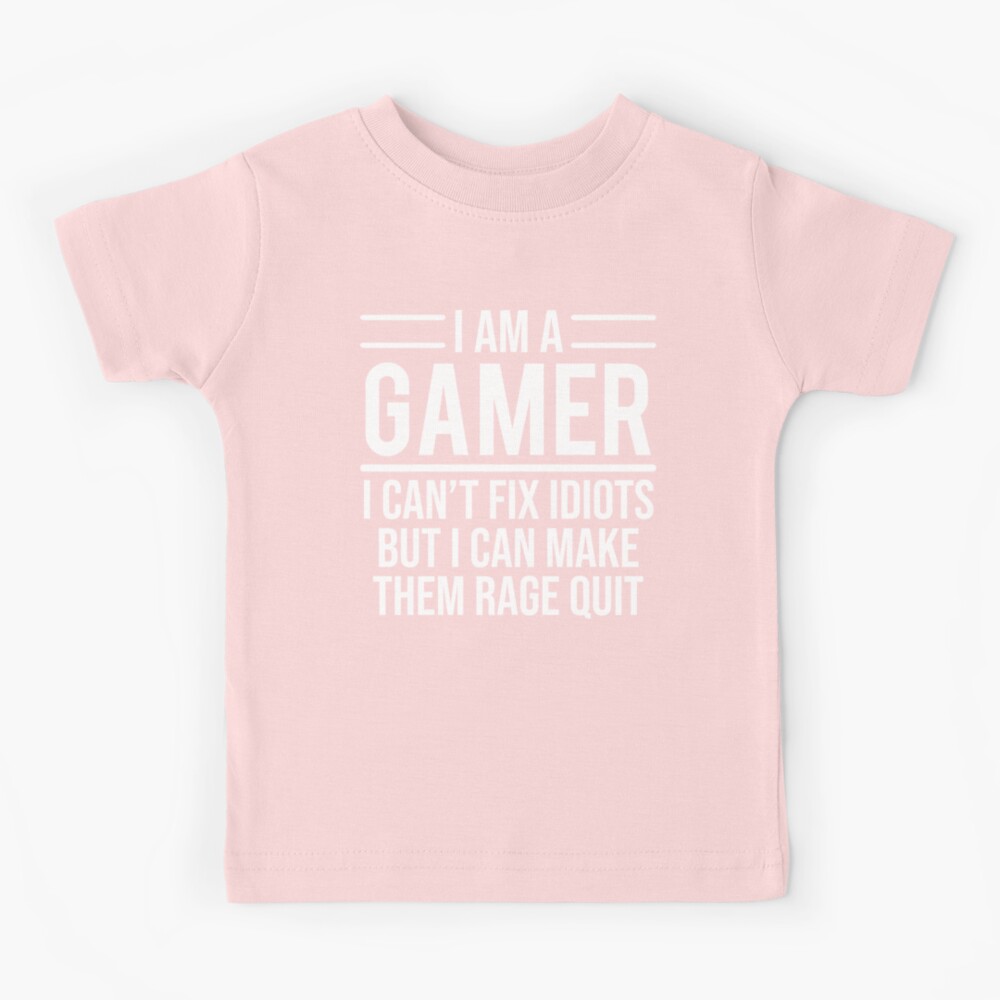 Rage Quit! - Cute Gamer T-Shirt by Obvian - The Shirt List