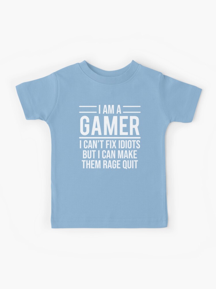 Rage Quit! - Cute Gamer T-Shirt by Obvian - The Shirt List