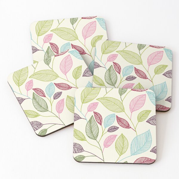 Item preview, Allover Leave Pattern designed and sold by Maryke Van Rooyen.