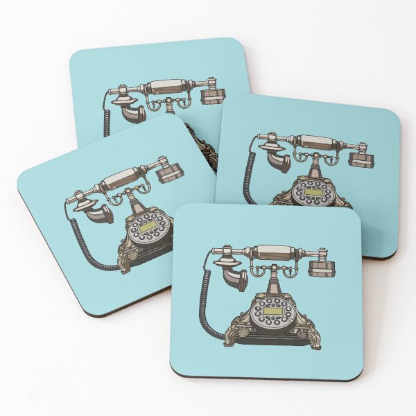 Item preview, Telephone cartoon illustration designed and sold by Misscartoon.