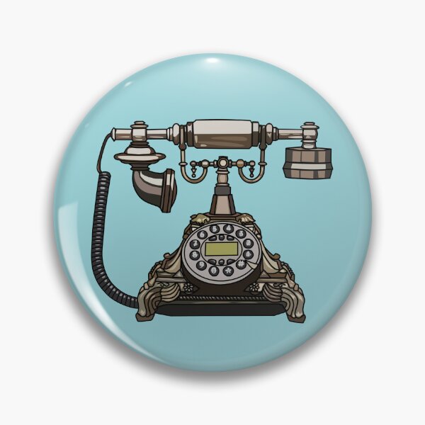 Item preview, Telephone cartoon illustration designed and sold by Misscartoon.