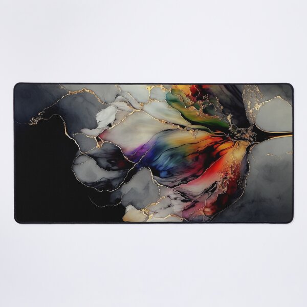 Item preview, Tulip Symphony - Alcohol Ink Resin Art designed and sold by inkvestor.