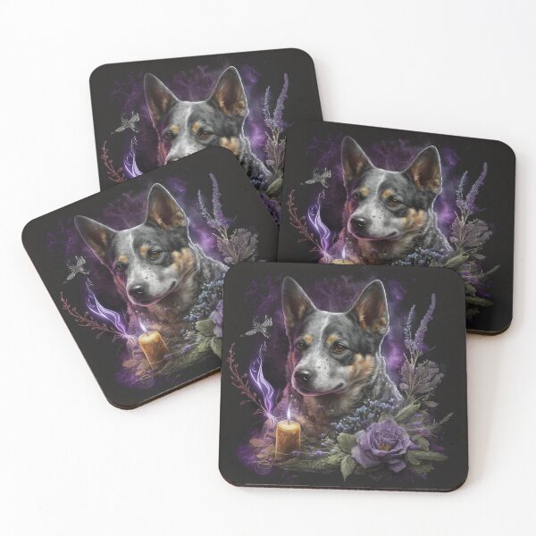 Item preview, Australian Cattle Dog Gothic Magic designed and sold by Nocturne  Paws.