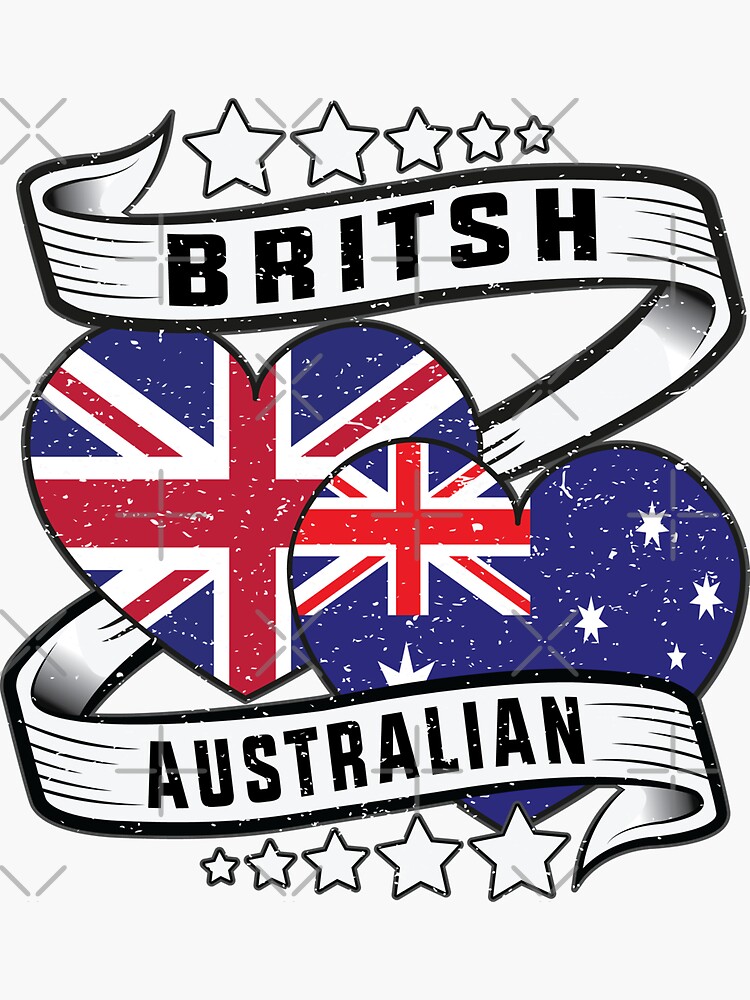 "British Australia flag shirt Half British and Half Australian flag