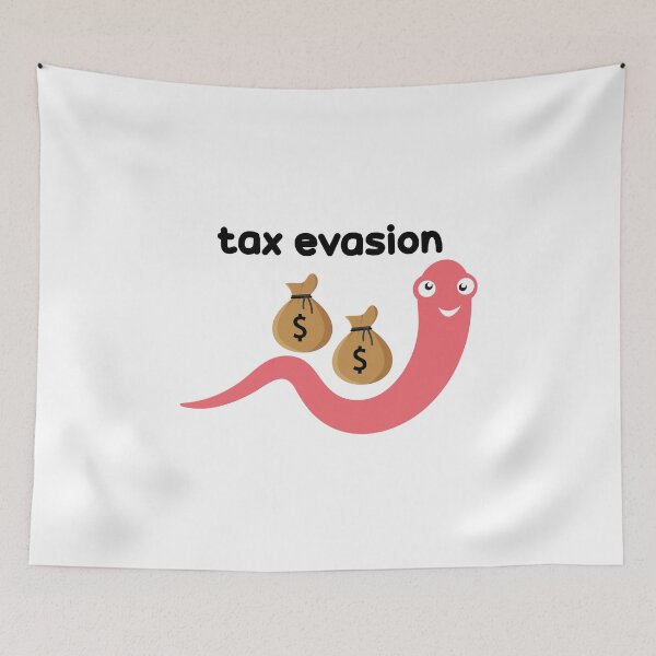 Item preview, Tax Evasion Worm designed and sold by finchestee.