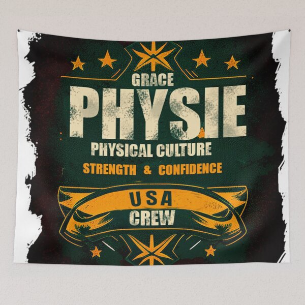 Item preview, Physie team, Physical Culture, USA designed and sold by SmashLights.