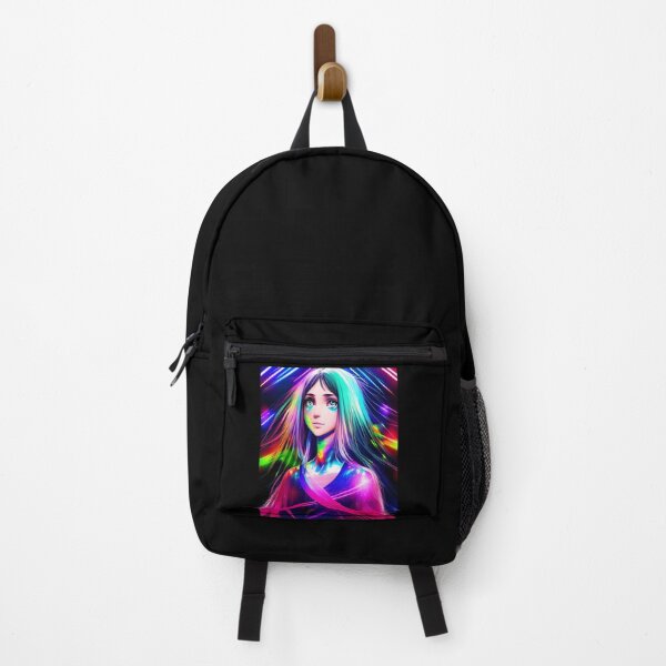 Item preview, Hologram Laser Anime Girl from the future - rainbow colors designed and sold by Dalive.