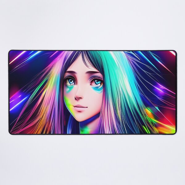 Item preview, Hologram Laser Anime Girl from the future - rainbow colors designed and sold by Dalive.