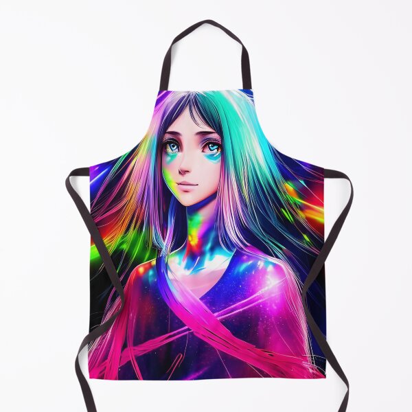 Item preview, Hologram Laser Anime Girl from the future - rainbow colors designed and sold by Dalive.