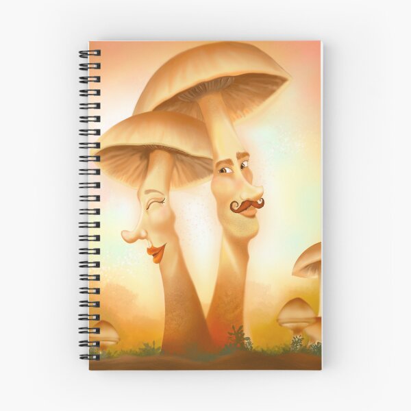 Item preview, Mushroom couple designed and sold by PatriesArt.