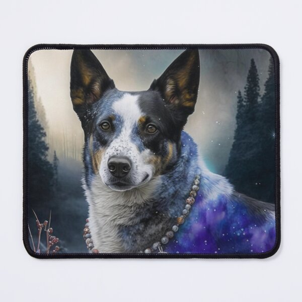 Item preview, Enchanted Painting Of Australian Cattle Dog designed and sold by Nocturne Paws.