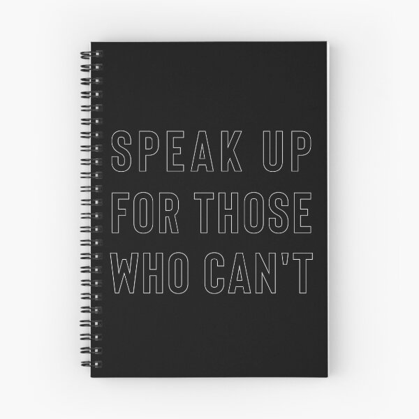 Item preview, Speak Up for Those Who Cant Quote for Black History Month designed and sold by Amy Quinn.