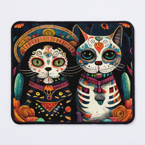 Item preview, Cats on Day of the Dead, Dia de Los Muertos designed and sold by newnomads-art.
