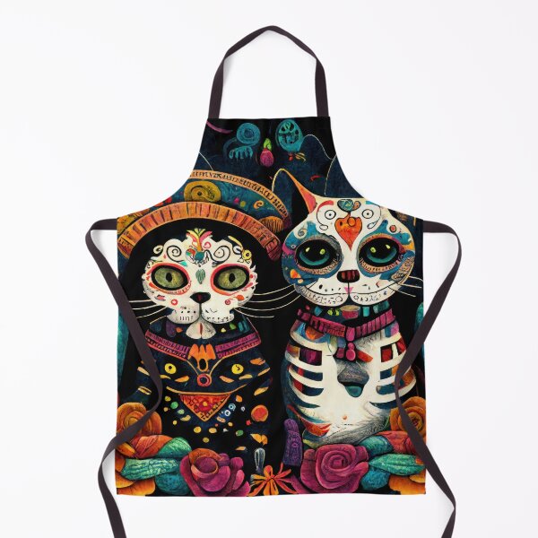 Item preview, Cats on Day of the Dead, Dia de Los Muertos designed and sold by newnomads-art.