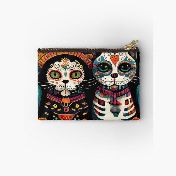 Item preview, Cats on Day of the Dead, Dia de Los Muertos designed and sold by newnomads-art.