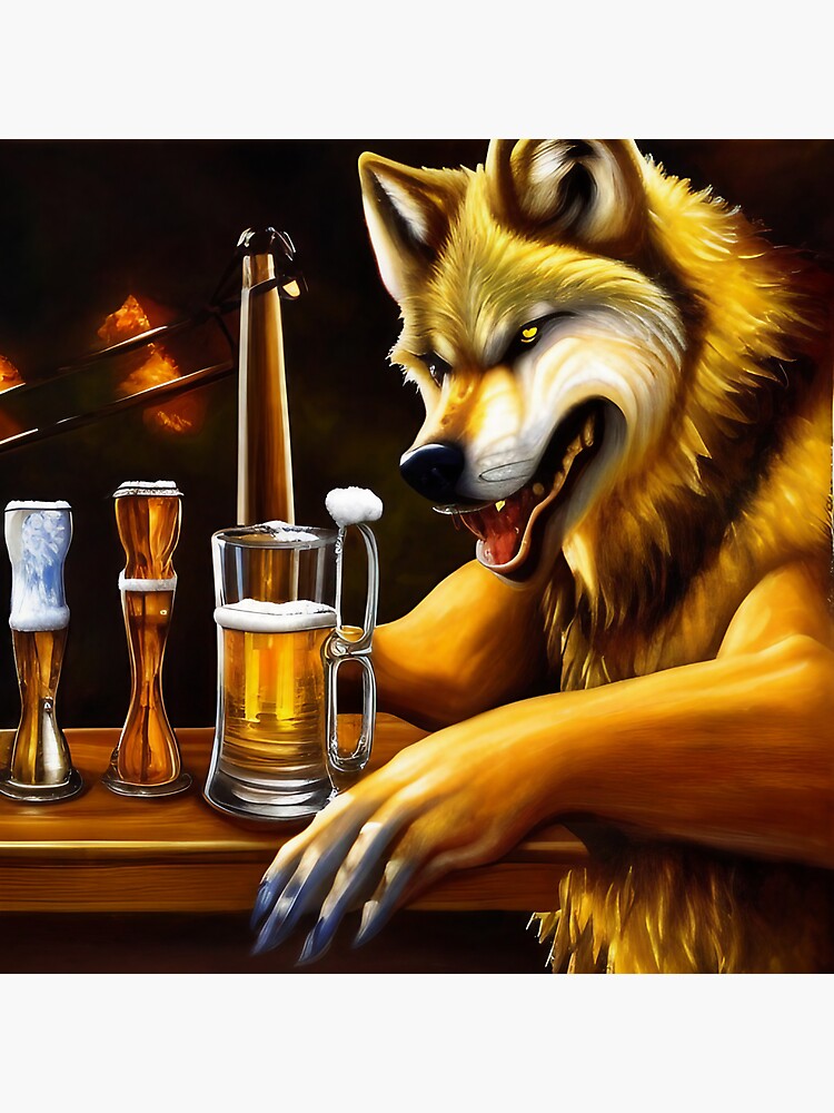 2025-25 秋冬新作  ハイブランドの Angry Wolf Drunk 額縁