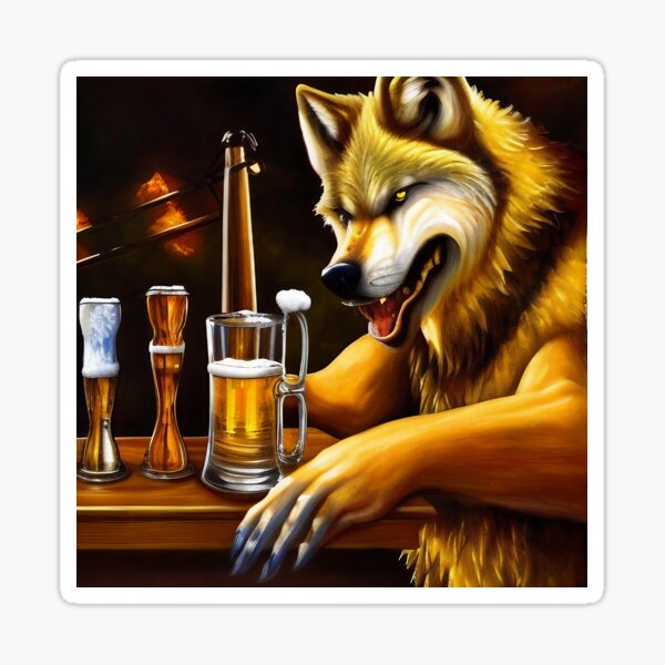 Angry Drunk Wolf