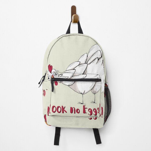 Item preview, Look No Eggs Chicken. For a farmer, for a chicken farmer, for a funny person. designed and sold by Wentoo.