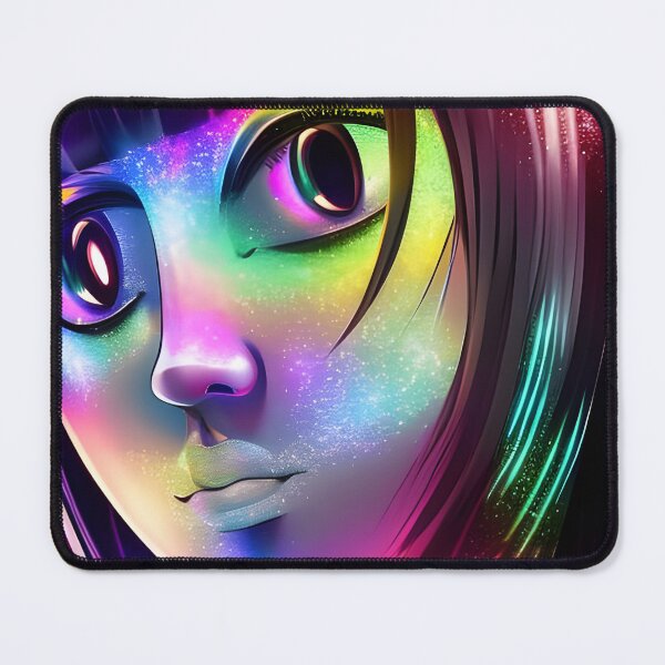 Item preview, Hologram Stars Anime Girl From The Future - Rainbow Colors designed and sold by Dalive.