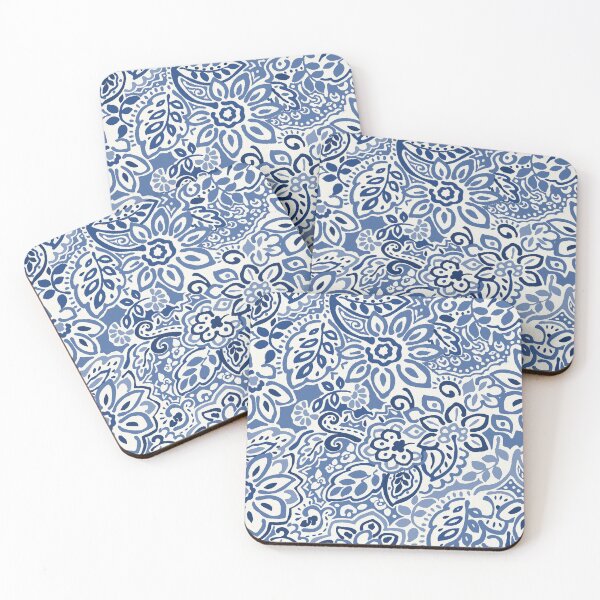 Item preview, Boho Blue Floral designed and sold by Maryke Van Rooyen.