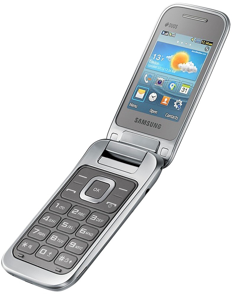 Silver Samsung Flip Phone By Dishess Redbubble