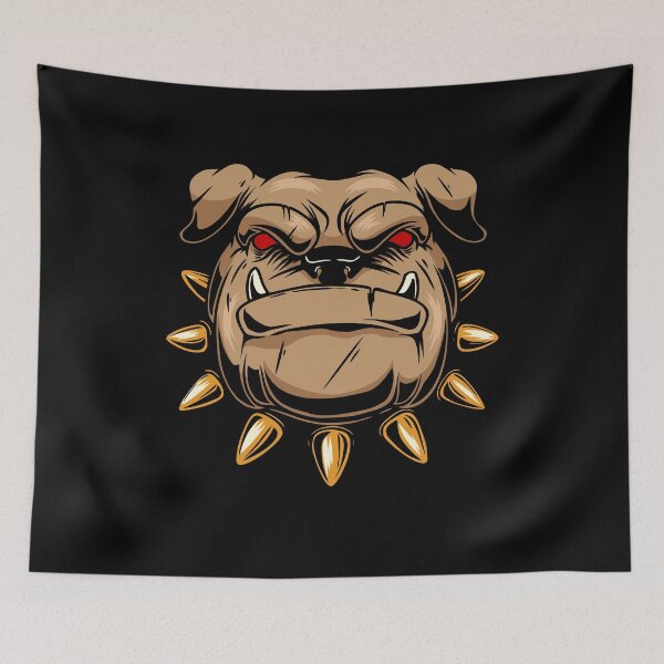 Item preview, Gangster Angry Tattoo Bull Dog designed and sold by mkzmerch.