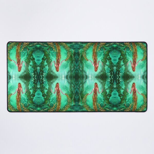 Item preview, Fern Fairy Lake Red Head Siren Azure Green designed and sold by SpiritGifts.