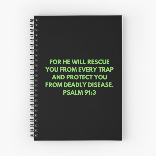 Item preview, Bible Verse Psalm 91:3 designed and sold by Prayingwarrior.
