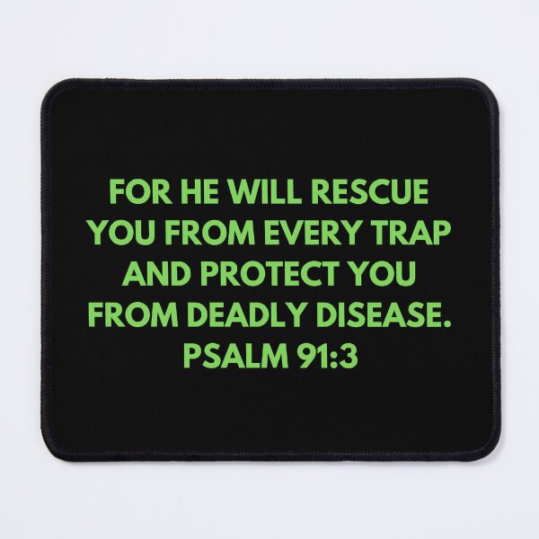 Item preview, Bible Verse Psalm 91:3 designed and sold by Prayingwarrior.